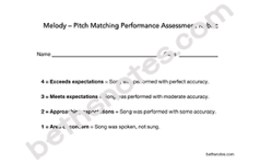 Melody-Pitch Matching Performance Assessment Rubric-4-bn