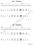 Meter - Add Barlines half sheets-bn