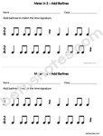 Meter in 2 half sheets-bn