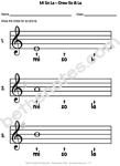 Mi So La Worksheet - Draw So & La-bn