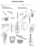 Orchestra Coloring-bn