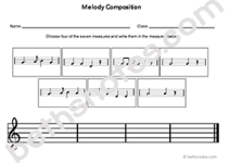 Our Old Sow Melody Composition-bn