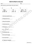 Peas and the Rice worksheet-bn
