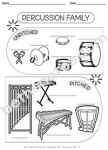 Percussion Family Worksheet-bn