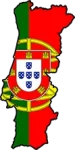Portugal flag map-222