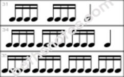 Rhythm Game sixteenth note visuals6-bn