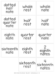 Rhythm Identify Notes Rests Rhythm Cards2-bn