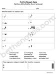 5th / 6th Grade Rhythm Assessments (tour) Beth's Notes Songs + Resources