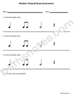 Rhythm Notes Rests Assessment1-bn