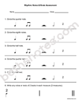 Rhythm Notes Rests Assessment2-bn Rhythm Notes Rests Assessment2-bn