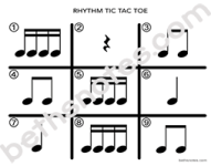 Rhythm Tic Tac Toe handout-bn