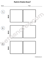 Rhythmic Dictation-Quarter, Eighth-dictation1-bn