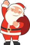 Santa outline