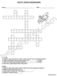 Scott Joplin crossword-bn