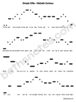 Simple Gifts Melodic Contour-bn