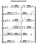 Sixteenth Note Practice handout-bn