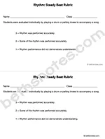 Steady Beat Rubric-bn