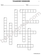 Tchaikovsky crossword-bn