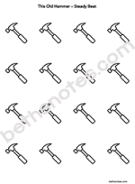 This Old Hammer Steady Beat Handout-bn