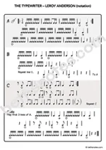 Typewriter Anderson notation-bn