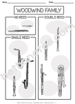 Woodwind Family Worksheet-bn
