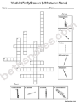 Woodwind Family crossword-bn