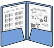 article folders pencils