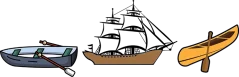 boats ships canoes
