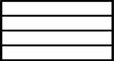 one measure blank
