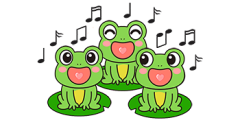 singing frogs-350