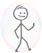 stick figure bubble