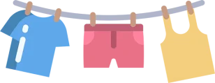 wash clothes line